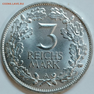 Германия 3 рейхсмарки 1925 100-летие Рейнланда до 20.01 - IMG_20260116_103855_162