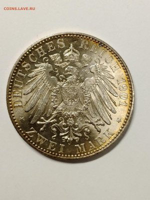 Германия, Пруссия 2 марки 1901 200 лет династии до 20.01 - IMG_20260116_184418_035