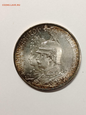 Германия, Пруссия 2 марки 1901 200 лет династии до 20.01 - IMG_20260116_184409_263