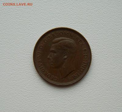 Великобритания 1 фартинг 1947 г. (Фауна)С рубля! до 22.01.26 - DSCN0524.JPG