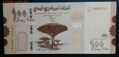 Йемен 100 риалов 2018 года до 19.01.2026 - IMG_20260115_201821