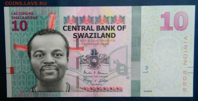 Свазиленд 10 эмалангени 2015 года до 19.01.2026 - IMG_20260115_193810