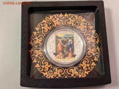 500фр 2020 Камерун Рафаэль. Встреча Марии и Елизаветы, Ag999 - Ю Посещение-2