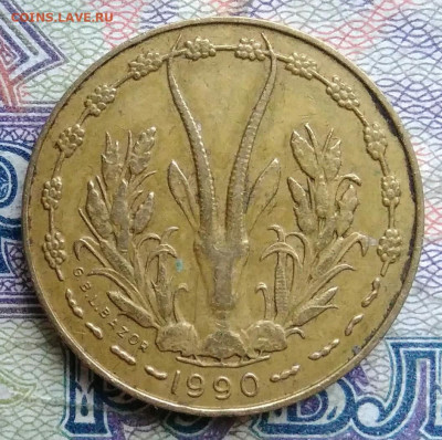 Западная Африка 5 франков 1990 года до 19.01.2026 - IMG_20260112_230714