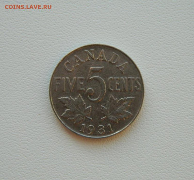Канада 5 центов 1931 г. С рубля! до 22.01.26 - DSCN0588.JPG