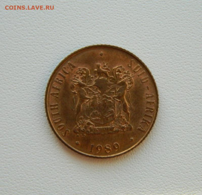 Южная Африка 2 цента 1989 г. (Фауна) С рубля! до 21.01.26 - DSCN0650.JPG