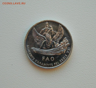 Андорра 1 сантим 1999г. (Юбилейная) ФАО С рубля! до 21.01.26 - DSCN0661.JPG