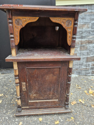 Старая резная тумбочка из натурального дерева. до 20.01. - 20250911_175743