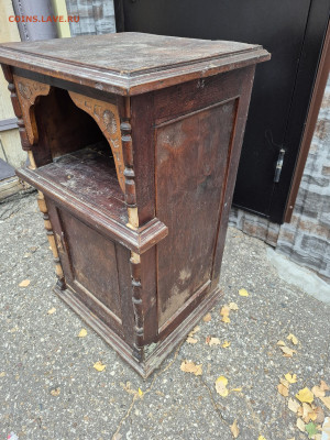 Старая резная тумбочка из натурального дерева. до 20.01. - 20250911_175731