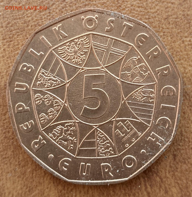 Австрия 5 евро 2012 Музыкальное общество - vie