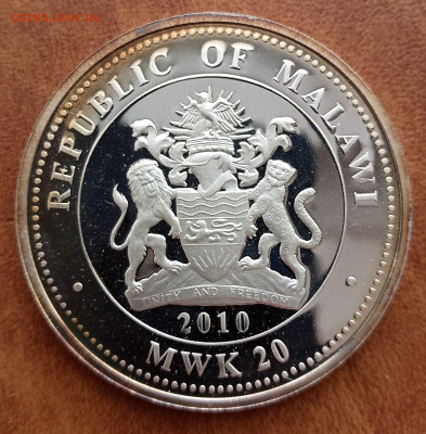 Малави серебро 999 31,1 г. Константиновский дворец пруф - cons+a