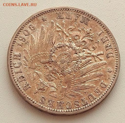 Пруссия, 3 марки 1908 до 22.01.26 в 22.00. - IMG_20260118_134126