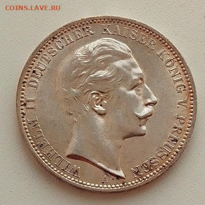 Пруссия, 3 марки 1909 до 22.01.26 в 22.00. - IMG_20260118_134258