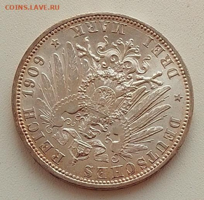 Пруссия, 3 марки 1909 до 22.01.26 в 22.00. - IMG_20260118_134252