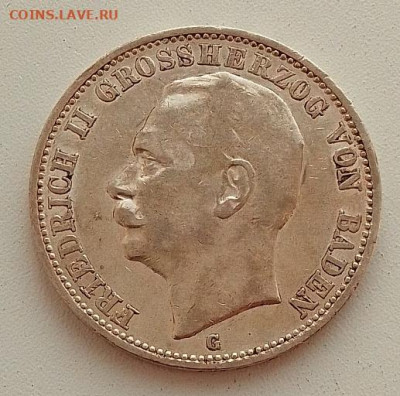 Баден, 3 марки 1912 до 22.01.26 в 22.00. - IMG_20260118_134855