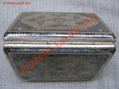 Портсигар красивый (серебро). - 9.7