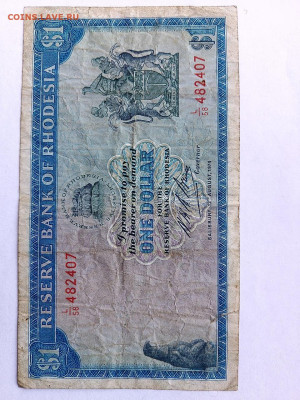 Родезия 1 доллар 1974 г. до 27,01,26 по МСК 22-00 - photo_2026-01-20_16-21-47