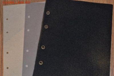 Альбом на кольцах с листами для значков - Лист знач.-1