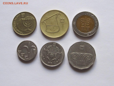 10 агорот, ½-10 новых шекелей Израиль 6 шт. 24.01 22:10 - IMG_0863.JPG