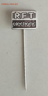 RFT electronic радиотехника ГДР до 28.01. - знак_RFTelectronic-радиотехника-ГДР