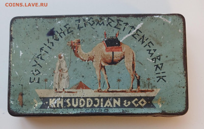 жестяная коробка из-под папирос Египет - 20260122_153428