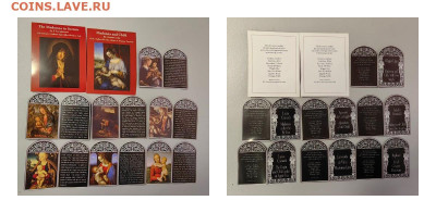 15динер 2011-14гг Андорра, Мадонны Ренессанса (9шт), Ag999 - ЯЯ Ренесанс набор -5