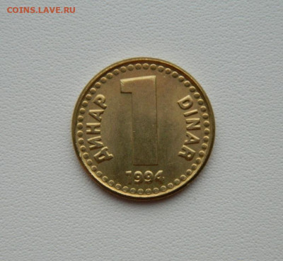 Югославия 1 динар 1994 г. С рубля! до 28.01.26 - DSCN0811.JPG