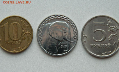 Алжир 5 динаров 2019 г. (Фауна) С рубля! до 28.01.26 - DSCN0774.JPG