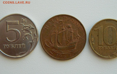 2 пенни 1967 г.(Парусник)С рубля! до 28.01. - DSCN0697.JPG