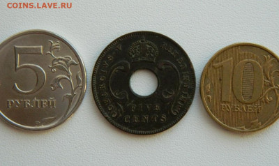 Брит. Восточная Африка 5 центов 1925 г. С рубля! до 28.01.26 - DSCN0708.JPG