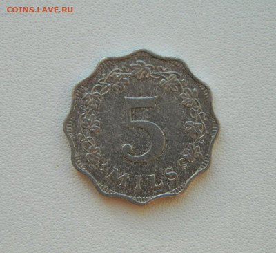 Мальта 5 милс 1972 г. С рубля! до 28.01.26 - DSCN0645.JPG