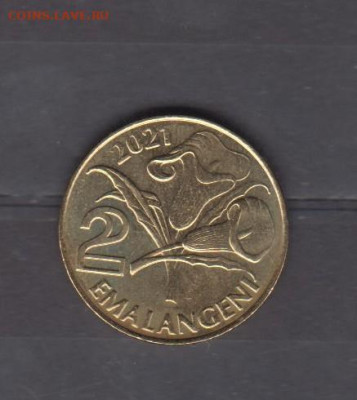Эсватини 2021 2 е без оброта  до 30 01 - 829а