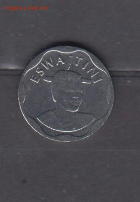 Эсватини 2021 10 центов без оброта  до 30 01 - 833а