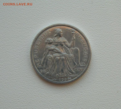 Фр. Полинезия 1 франк 1996 г. (Лодки) С рубля! до 29.01.26 - DSCN9977.JPG