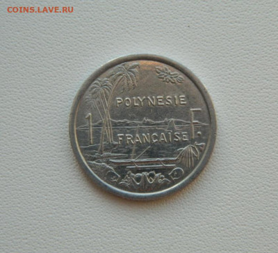 Фр. Полинезия 1 франк 1996 г. (Лодки) С рубля! до 29.01.26 - DSCN9978.JPG