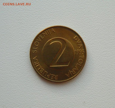 Словения 2 толара 1995 г. (Фауна) С рубля! до 29.01.26 - DSCN9889.JPG