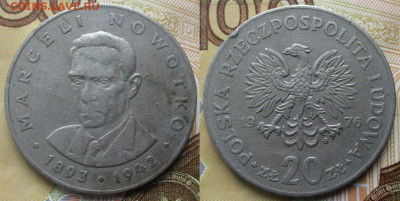 Польша 20 злотых 1976 Новотко  до 31-01-26 в 22:00 - Польша 20 злотых 1976 Новотко    230-к153-В4