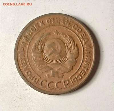 2 копейки 1924 года . Гладкий гурт . - НИК724