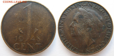 Нидерланды 1 цент 1948 г. До 29.01.26 - Нидерланды 1 цент 1948.JPG
