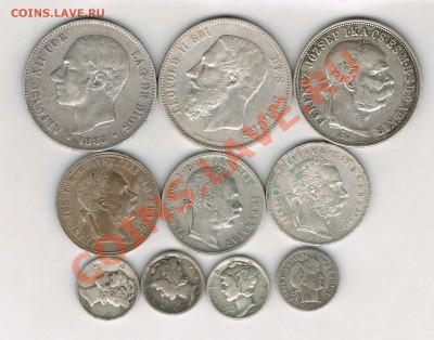 Лот монет старой Европы и Америки, серебро! - CCI27022012_00007