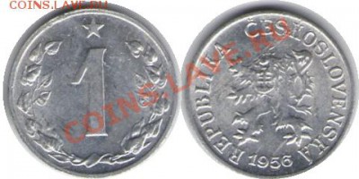 >L< Чехословакия 1 хелер 1956 до 03.03.12 17:00 - Чехословакия_1_хелер_56