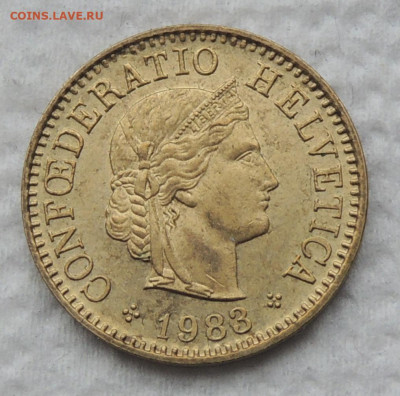 Швейцария 5 раппенов 1983 до 1.02.2026 - Швейцария 5 раппенов 83 .JPG