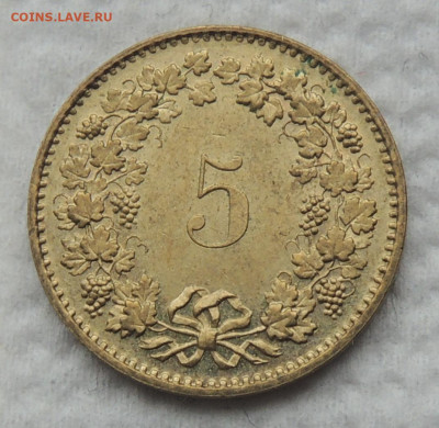 Швейцария 5 раппенов 1983 до 1.02.2026 - Швейцария 5 раппенов 83.JPG