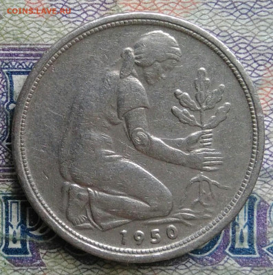 Германия 50 пфеннигов 1950 года до 02.02.2026 - IMG_20260128_221419