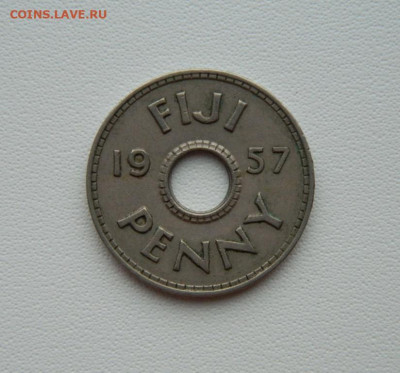 Британский Фиджи 1 пенни 1957 г. С рубля! до 03.02.26 - DSCN0014.JPG