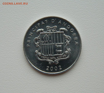 Андорра 1 сантим 2002 г. (Юбилейная) С рубля! до 03.02.26 - DSCN0020.JPG