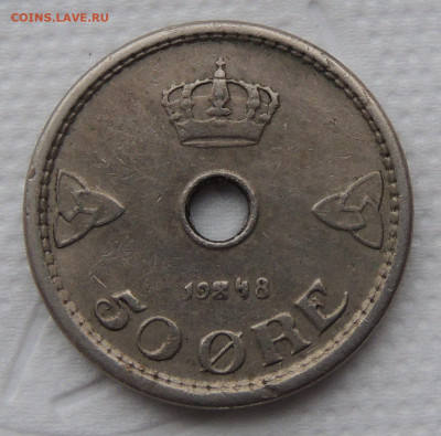 Норвегия 50 эре 1948 до 1.02.2026 - Норвегия 50 эре 48.JPG