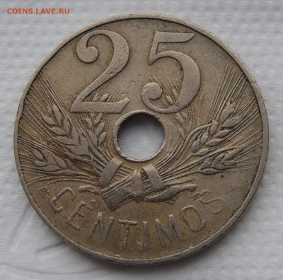 Испания 25 сентимо 1927 до 1.02.2026 - Испания 25 сентимо 27.JPG