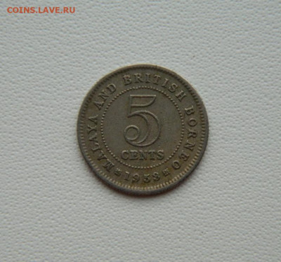 Малайя и Британское Борнео 5 центов 1953 г.С рубля! до 04.02 - DSCN0126.JPG