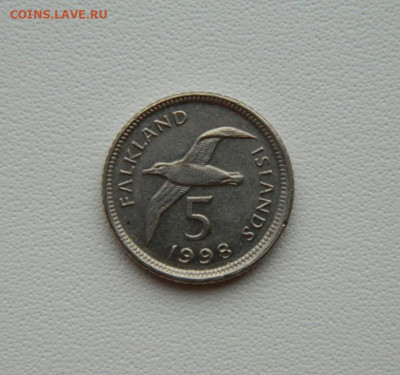 Фолклендские острова 5 пенсов 1998 г(Фауна)С рубля! до 04.02 - DSCN0140.JPG